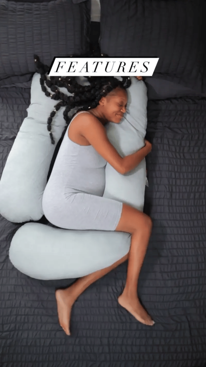 SnuggleNest™ – U Shaped Maternity Pillow