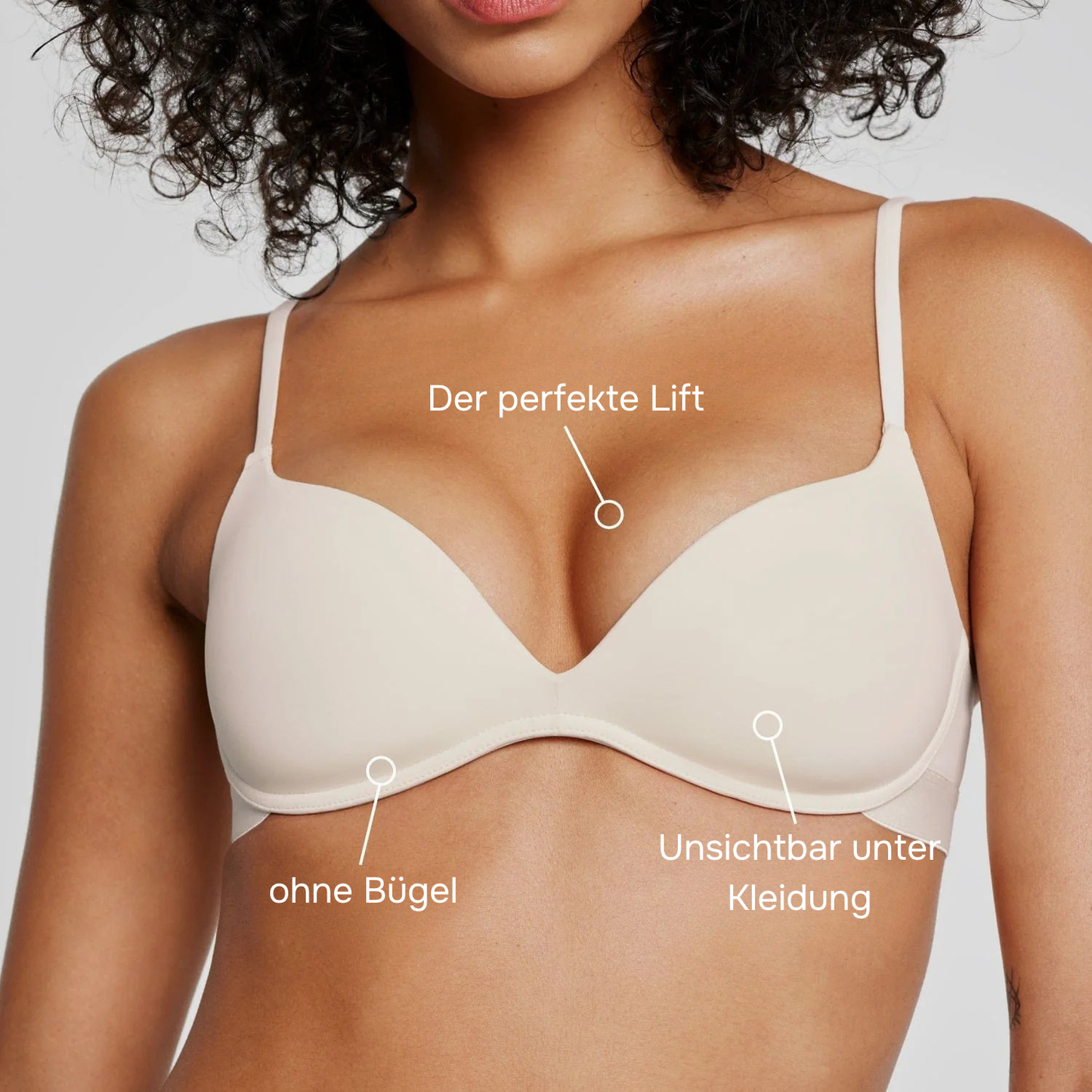 Bügelloser BH mit starkem Lift-Effekt
