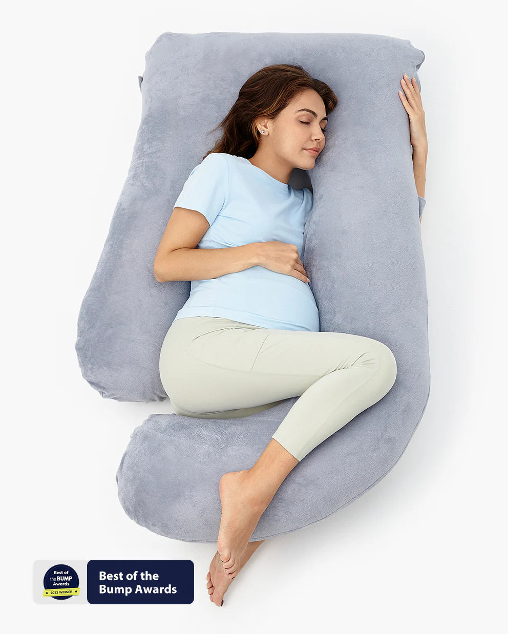 SnuggleNest™ – U Shaped Maternity Pillow